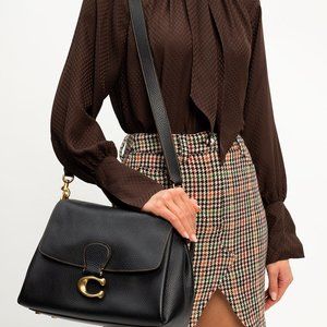 Coach Black May Handbag #3954